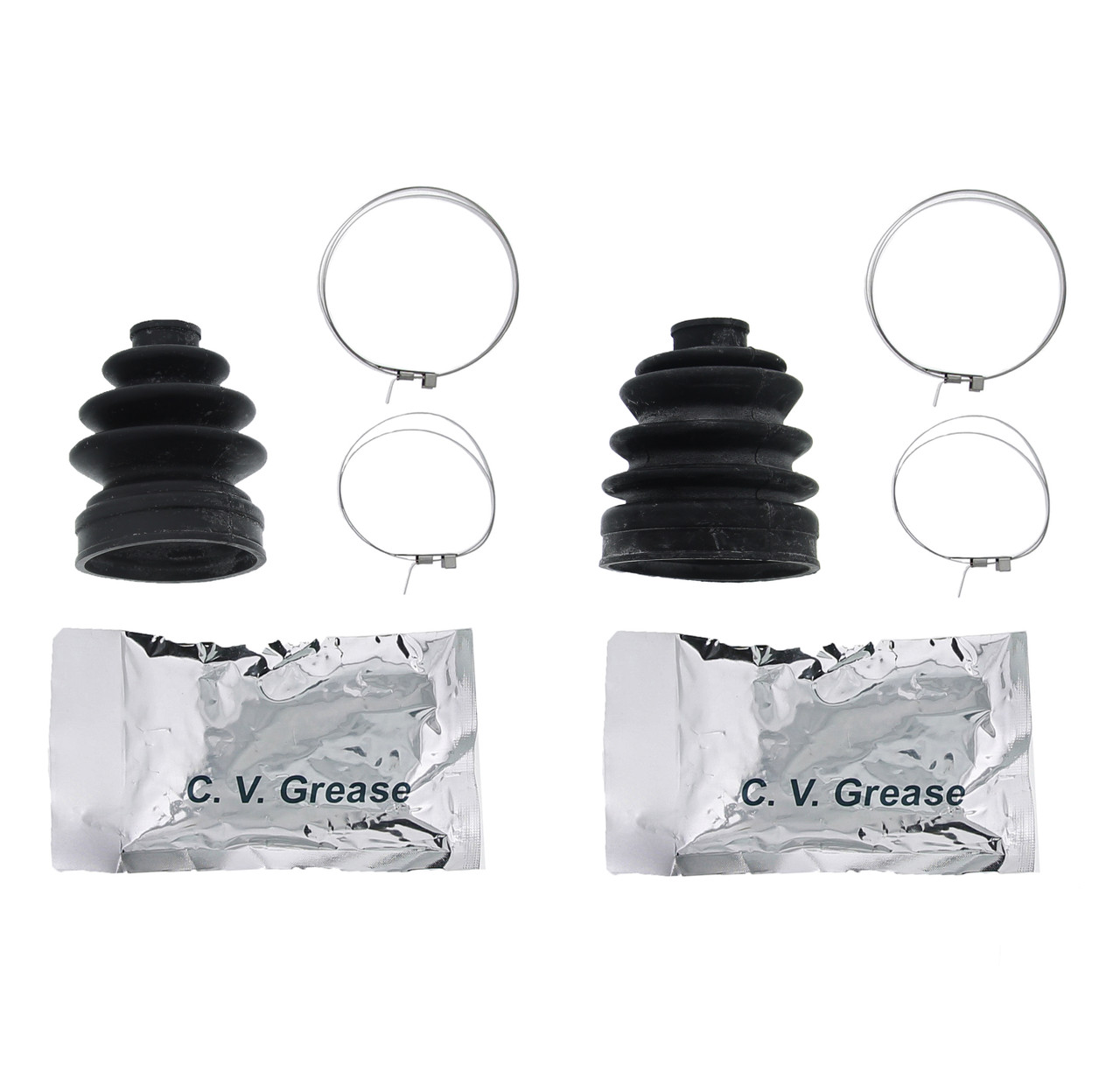 CV Boot Kit for Kawasaki 750 Brute Force 2009-2011 Front Inner and Outer