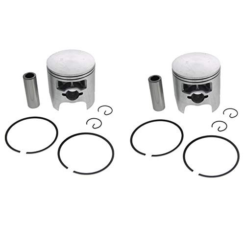 1980-1991 Yamaha SRV 540 SR540 - +0.10" Piston Kit x2 Snowmobile Race-Driven