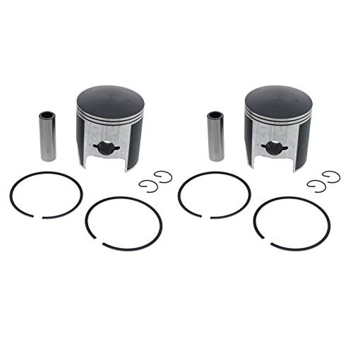 1987-1989 Yamaha Phazer Deluxe PZ480E Piston Kit x2 Teflon Coated Race-Driven