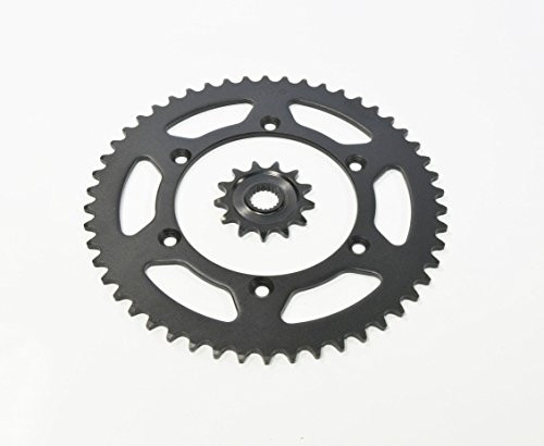 Sprockets fit Yamaha 05-14 YZ125 / 01-13 WR250F Front and Rear Black 13/50