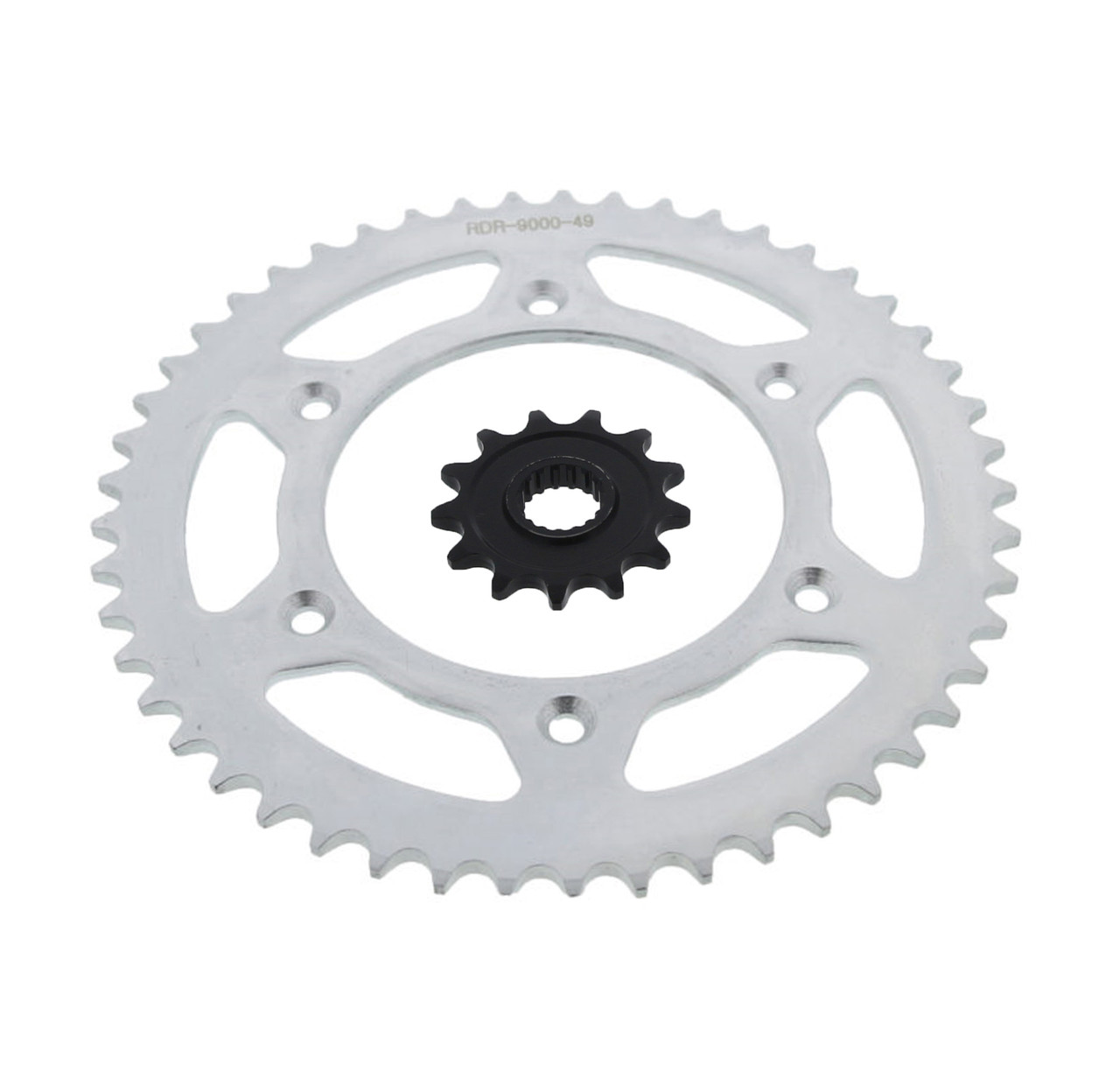 Honda 92-07 CR250 R / 88-01 CR500R CR500 13 Tooth Front & 49 Tooth Rear Sprocket
