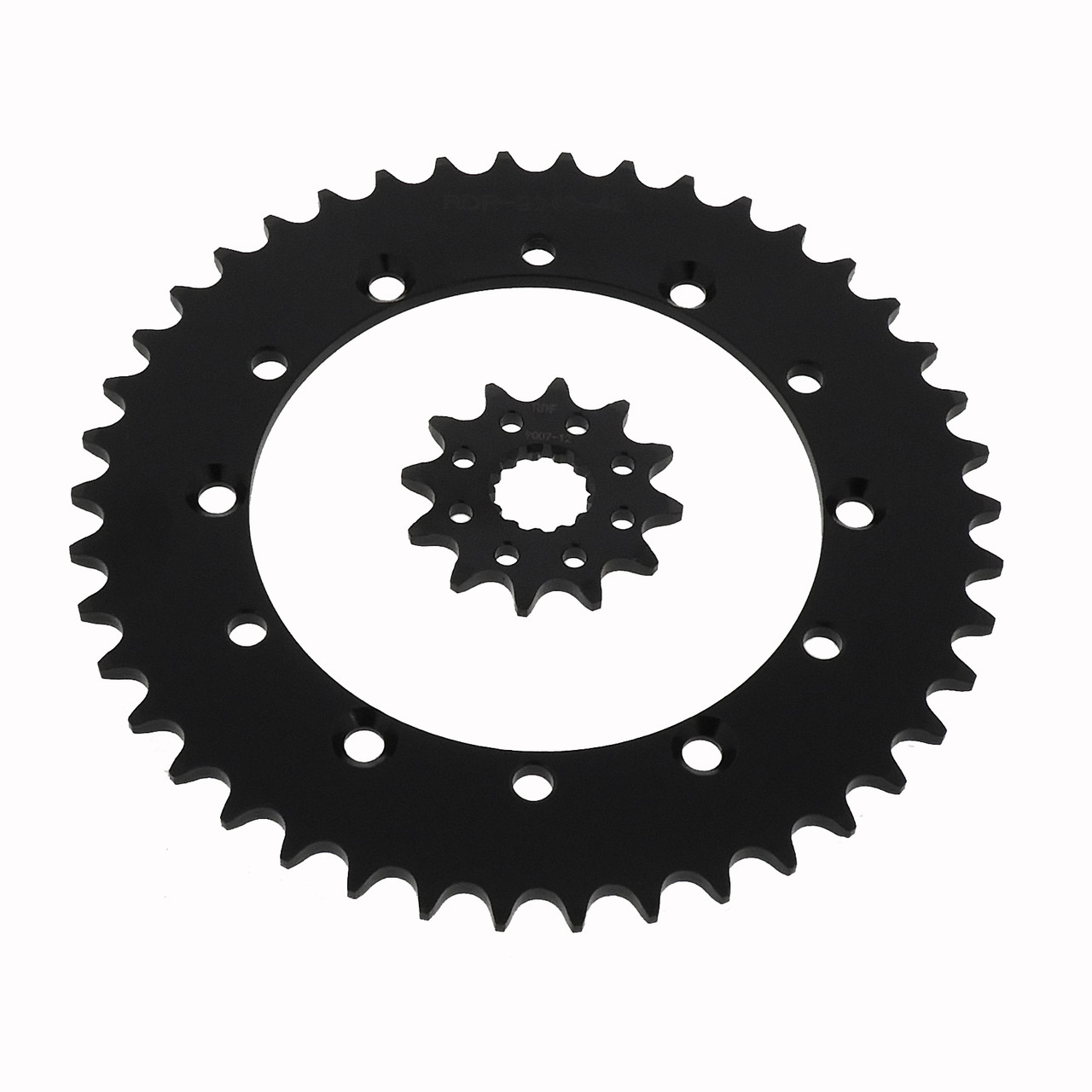 12 Tooth Front & 42 Tooth Rear Silver Sprocket fits 1999 - 2008 Kawasaki KX250