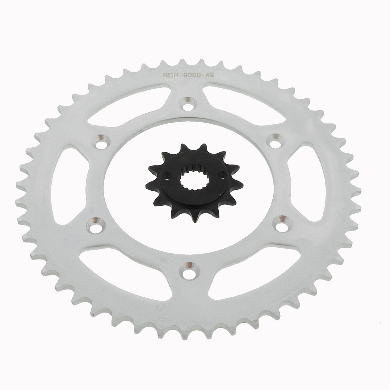 13 Tooth Front Sprocket & 49 Tooth Rear Sprocket fits 1996 - 2004 Honda XR400R
