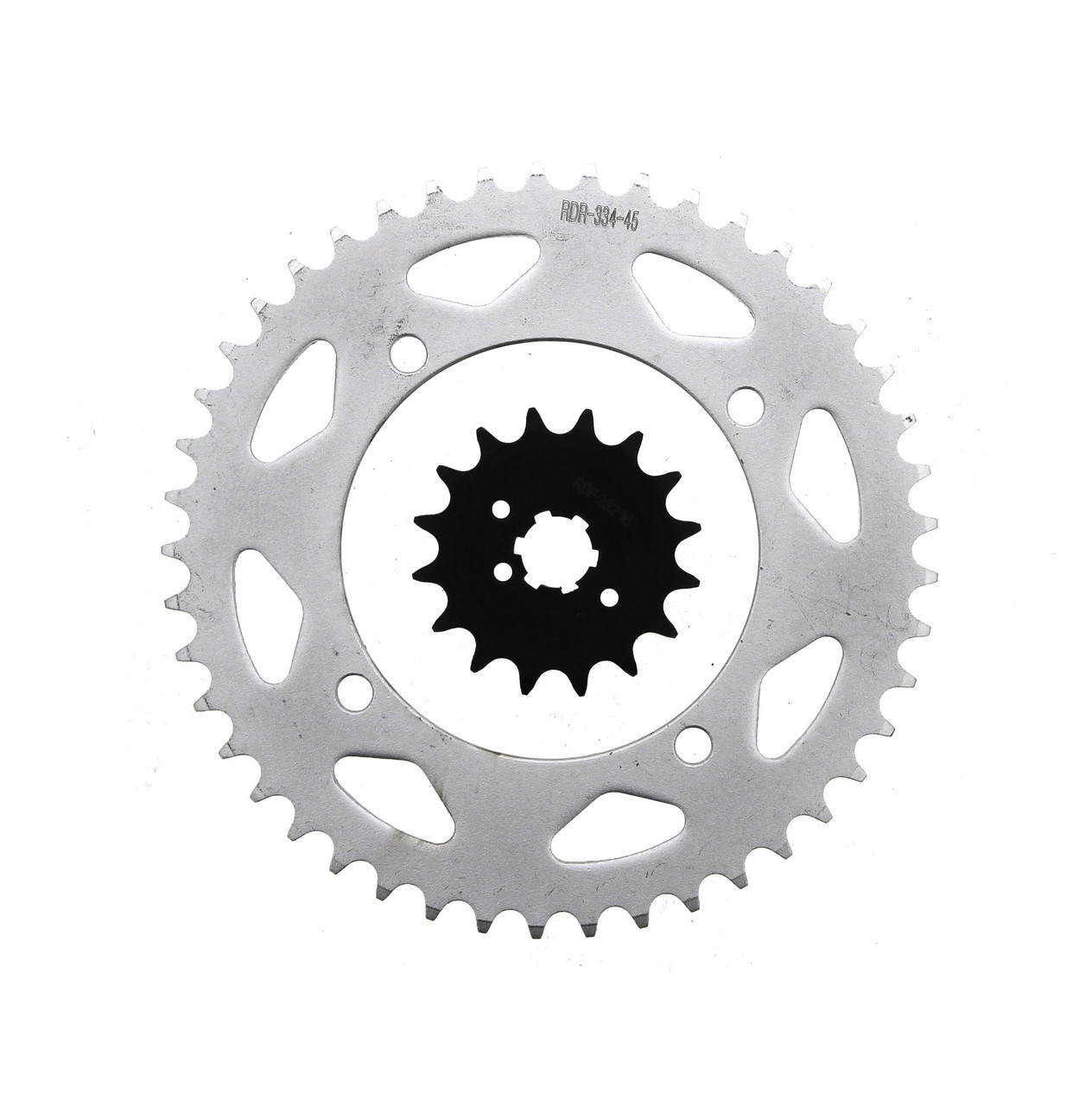 1988 1989 1990 Yamaha XV250 XV 250 Route 66  Front And Rear Sprocket Set 16/45