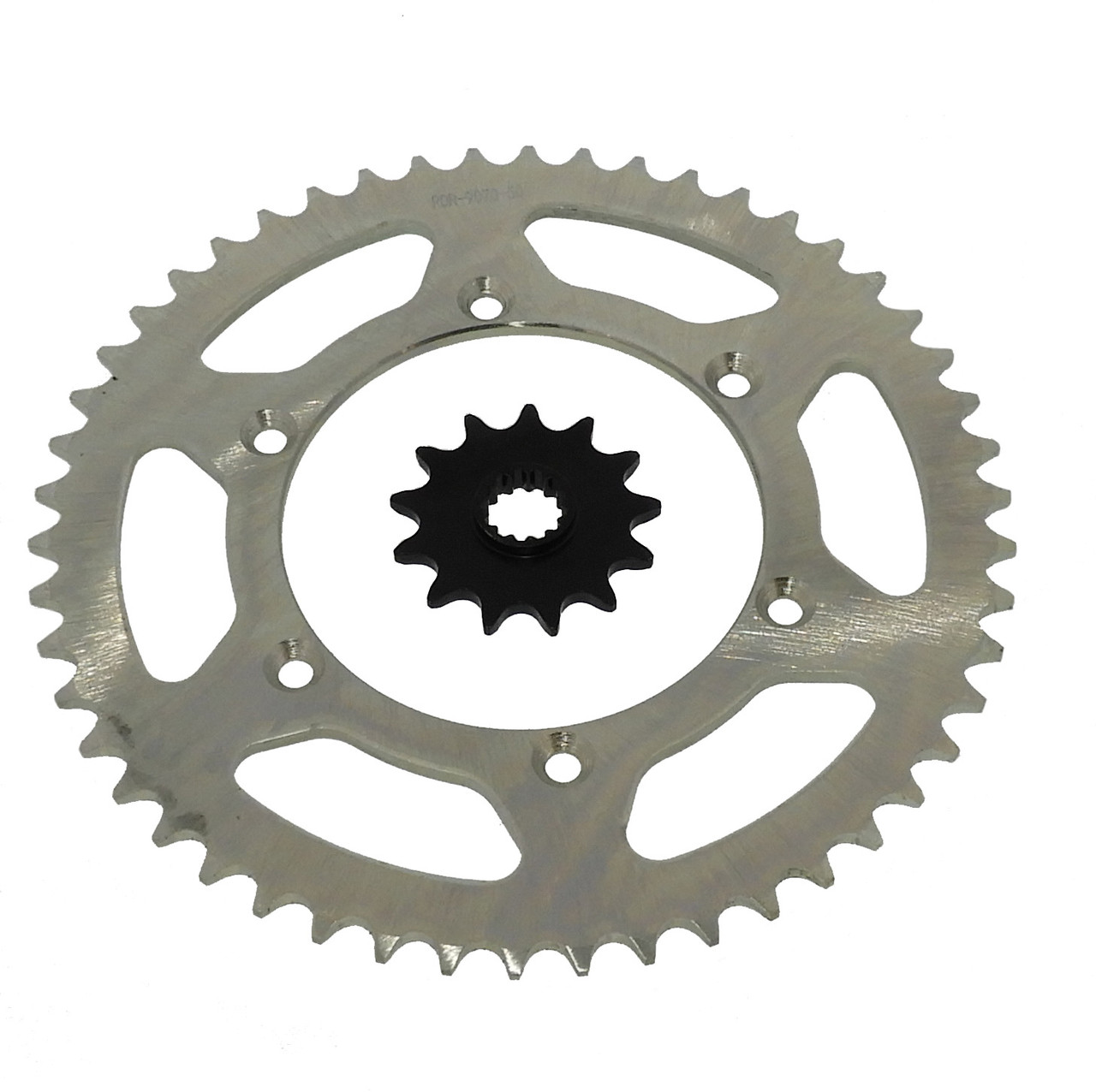 13 Tooth Front and 50 Tooth Rear Silver Sprocket fits Suzuki DR350 1996 - 1999
