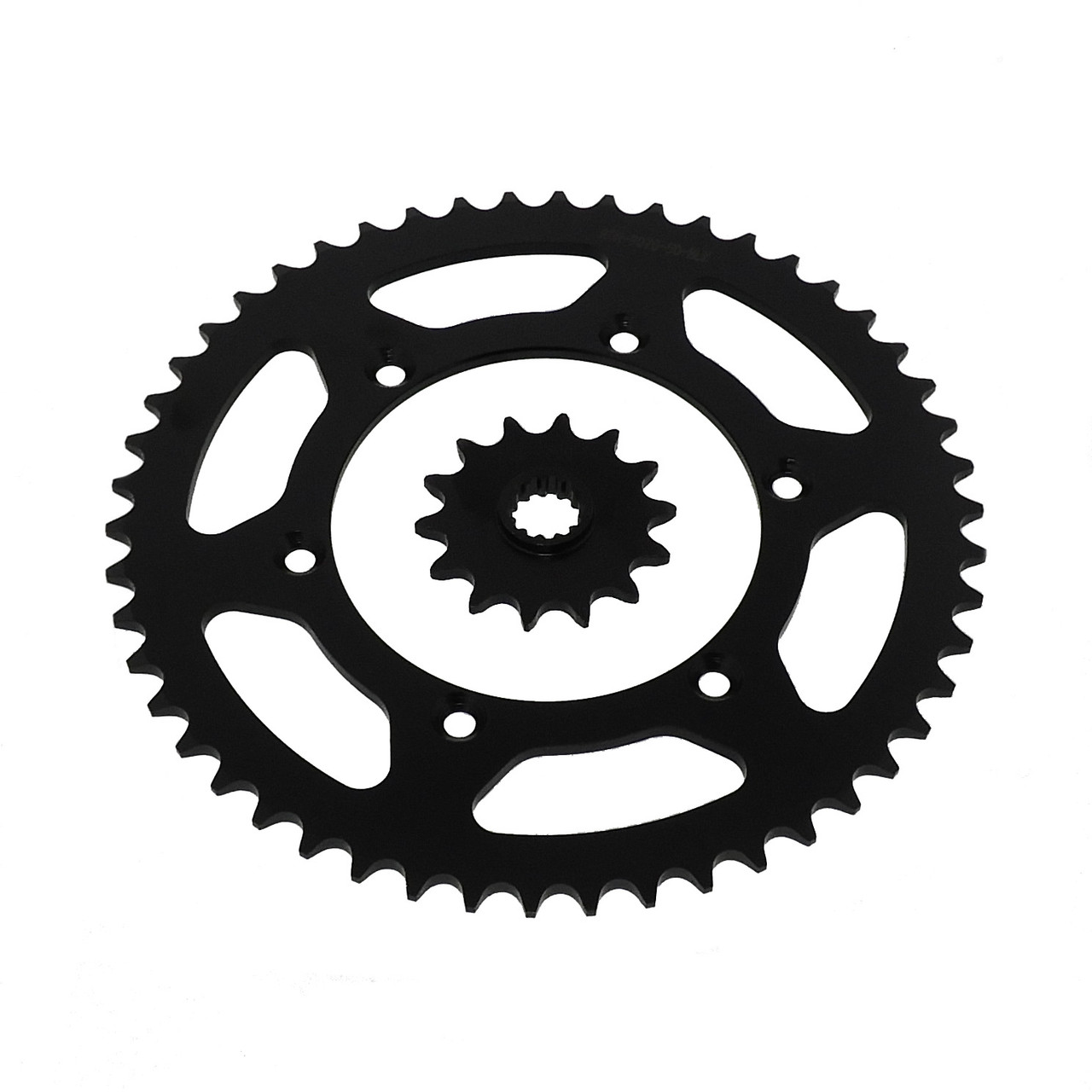 14 Tooth Front and 50 Tooth Rear Black Sprocket fits Suzuki DR350 1996 - 1999
