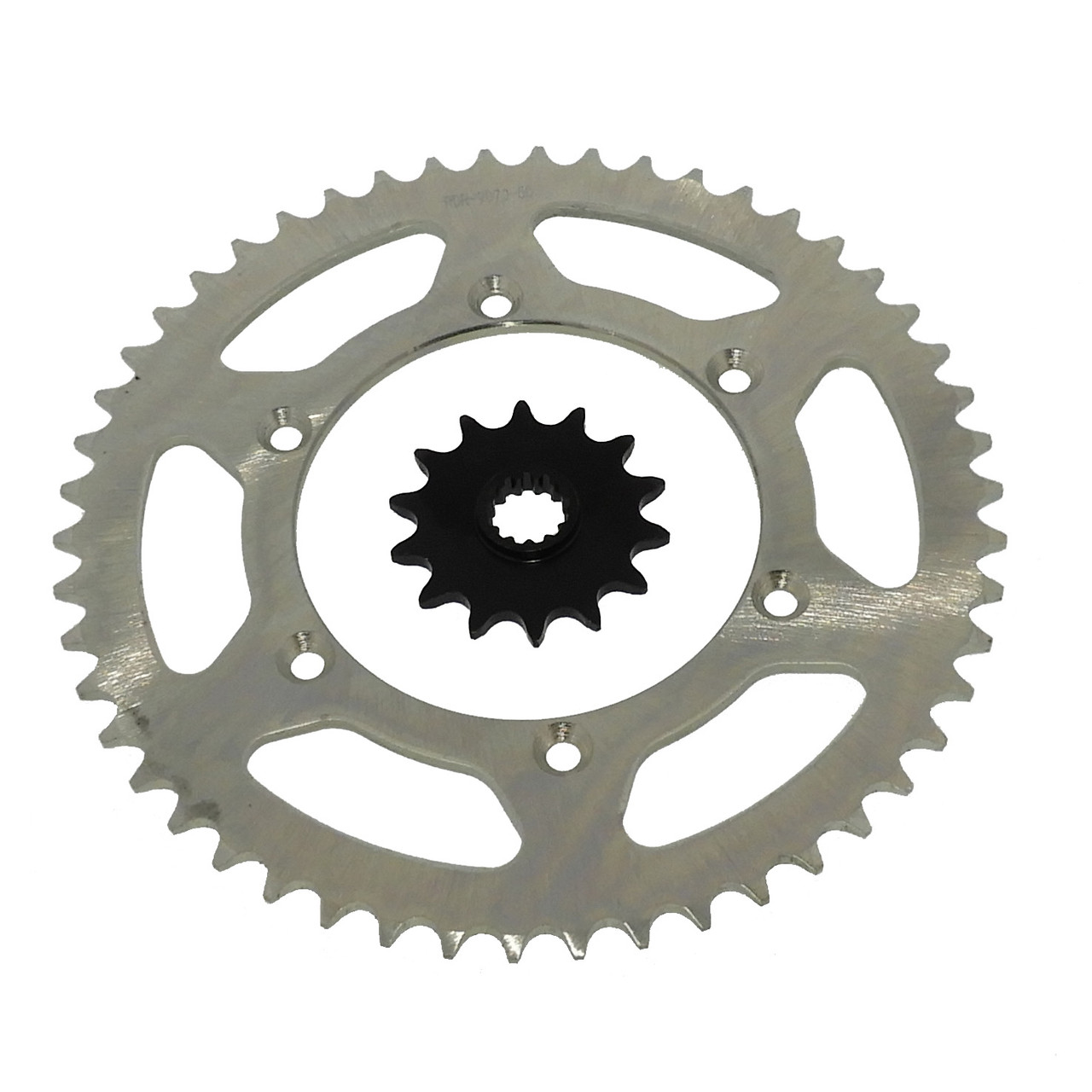14 Tooth Front and 50 Tooth Rear Silver Sprocket fits Suzuki DR-Z400E 2000 -2007