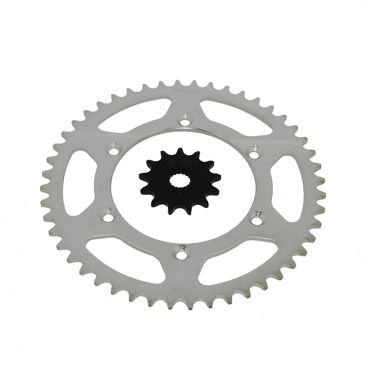 Front 13 Tooth Sprocket & 48 Tooth Rear Sprocket fits Suzuki RM125 1990 - 2008
