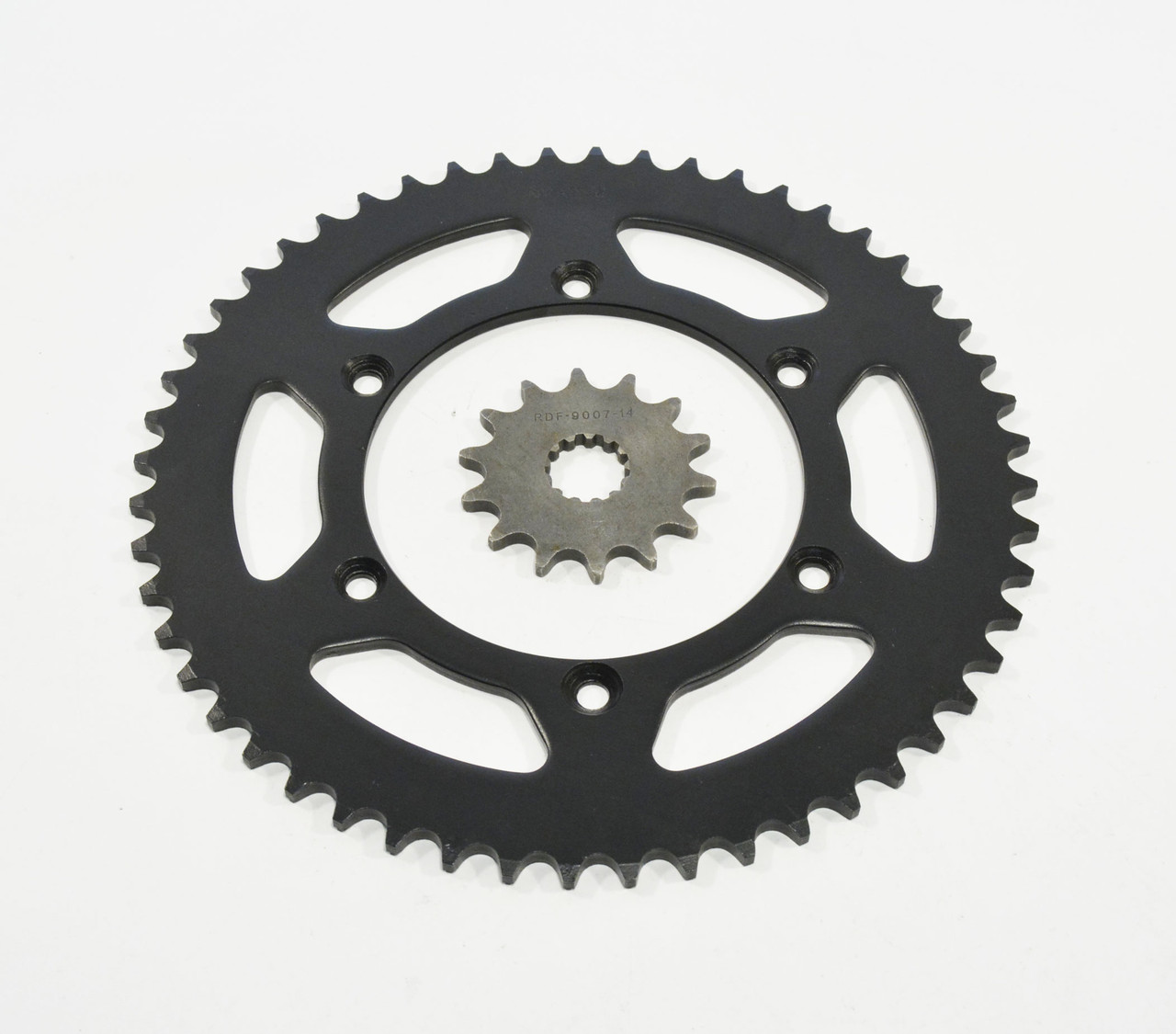 2001-2002 Yamaha WR426 F WR 426 F 14 Tooth Front & 52 Tooth Rear Black Sprocket