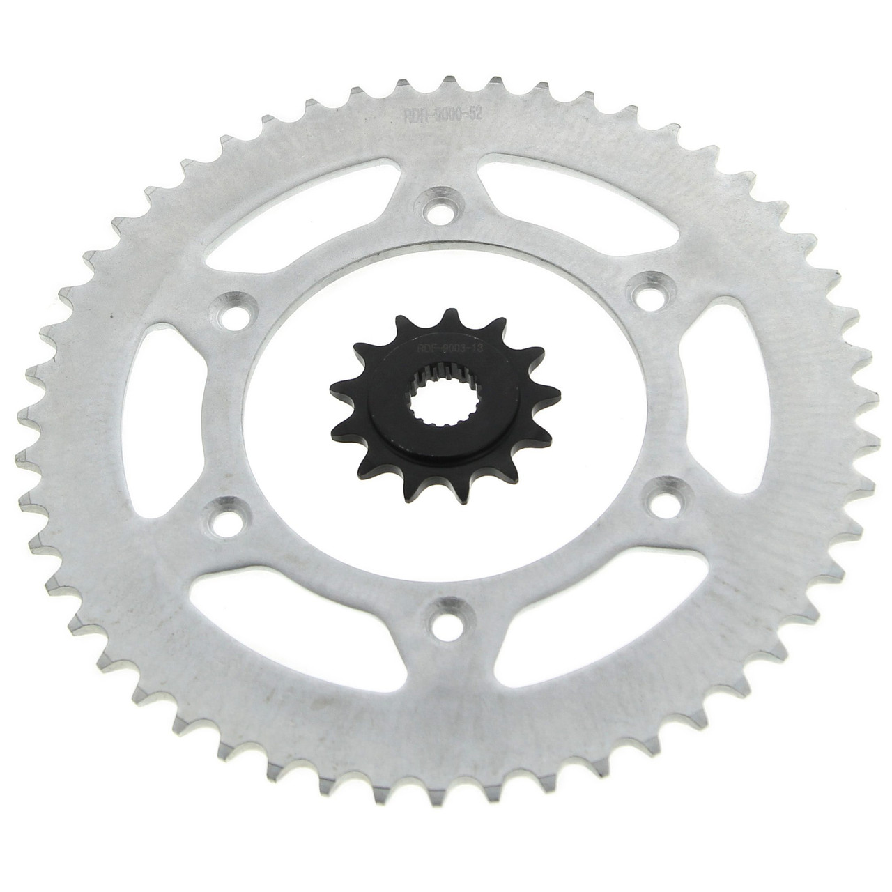 Honda 92-07 CR250 R / 88-01 CR500R CR500 13 Tooth Front & 52 Tooth Rear  Sprocket