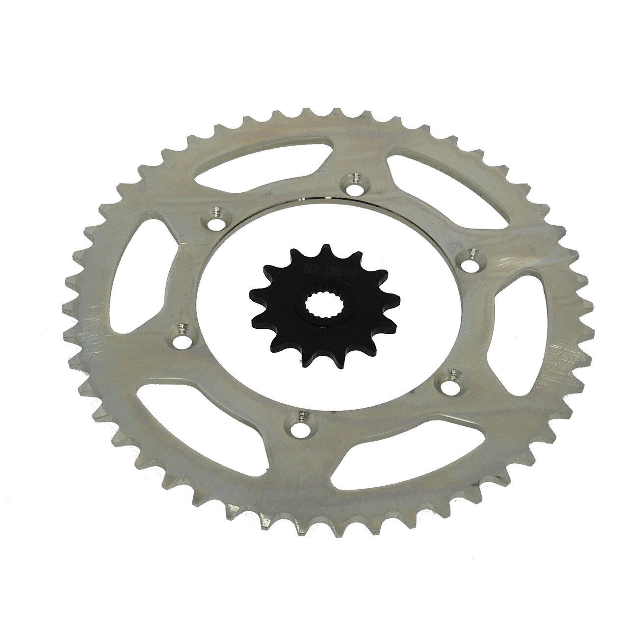 Front 13 Tooth Sprocket & 49 Tooth Rear Sprocket fits Suzuki RM125 1990 - 2008
