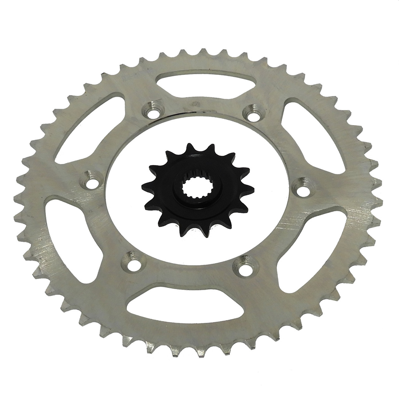 14T Front Sprocket and 49T Rear Silver Sprocket fits Suzuki RM-Z450 2005 - 2018