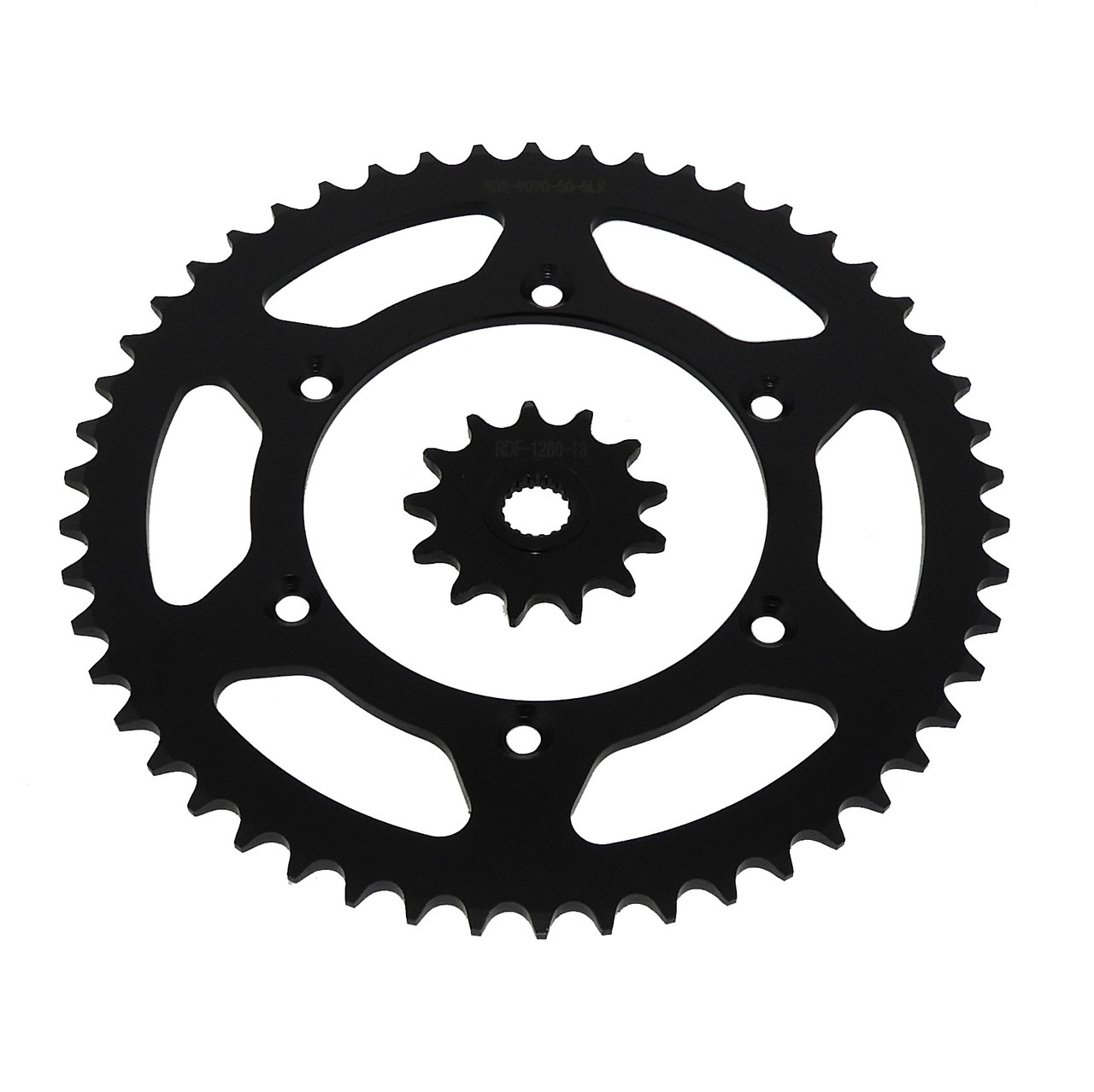 13 Tooth Front and 50 Tooth Rear Black Sprocket fits Suzuki RM-Z250 2005 - 2012
