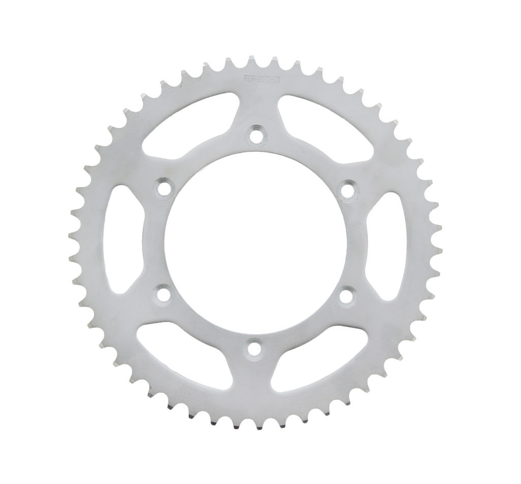 Sprocket for Suzuki RM-Z450 2005 - 2018 Rear 50T Silver Sprocket by Race-Driven