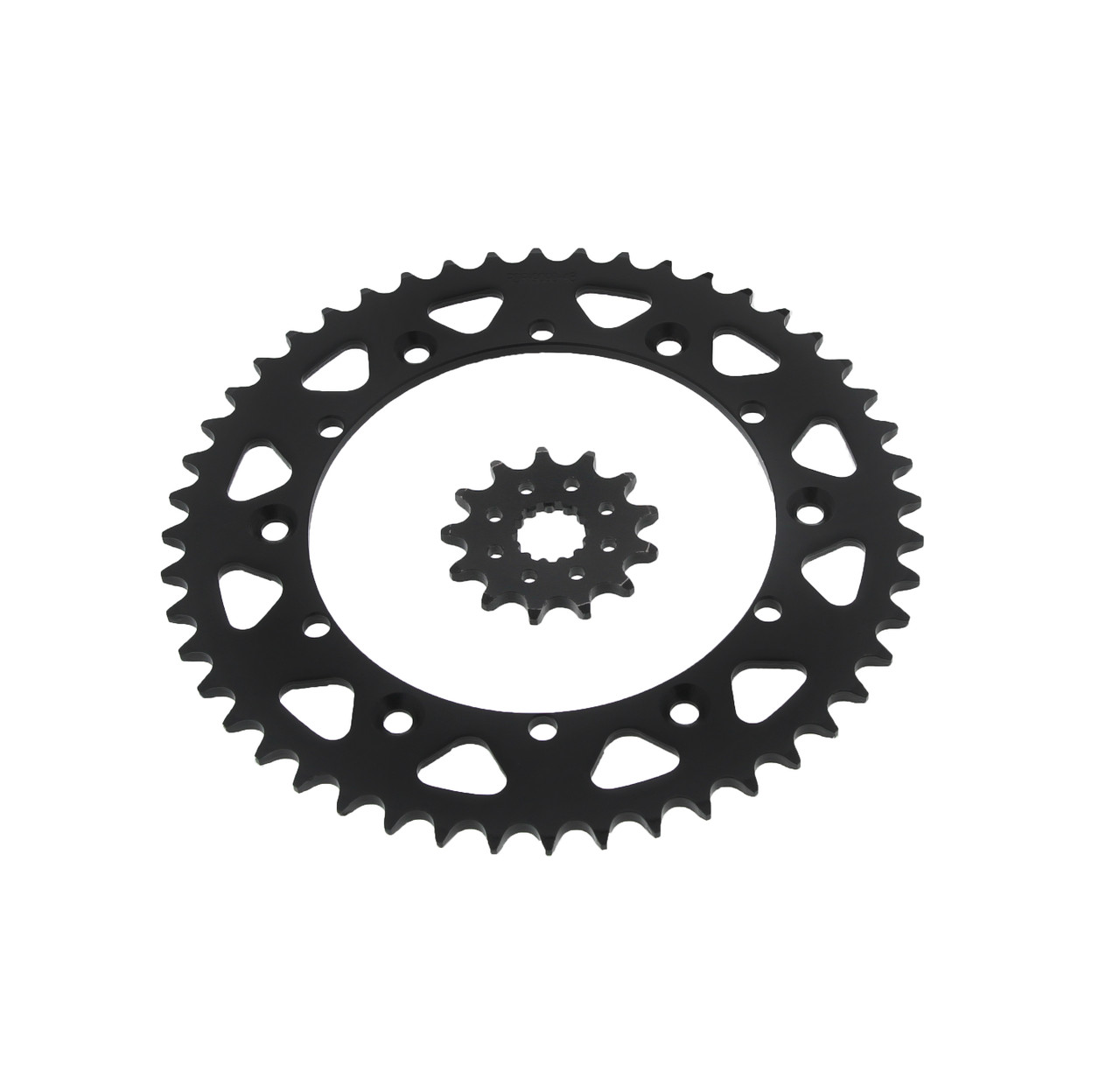 Sprocket fits Yamaha 1998 YZ400 F 400 / 1998 WR400 F Front and Rear Blk 13/48