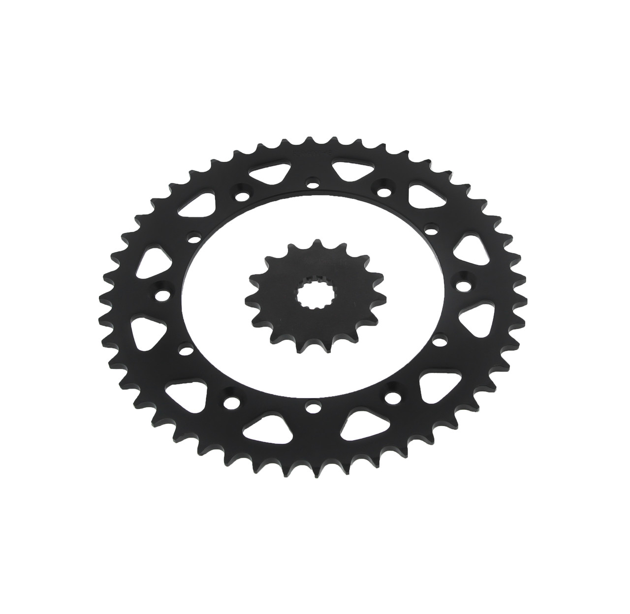 Sprocket fits Yamaha 1998 YZ400 F 400 / 1998 WR400 F Front and Rear Black 15/48