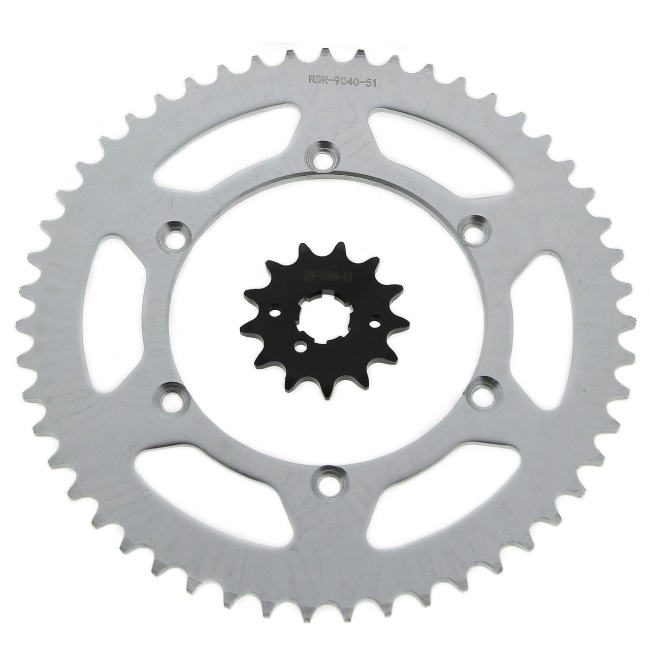 Sprockets for Kawasaki KLX300 2000 - 2002 Front 13T and Rear 51T Sprocket