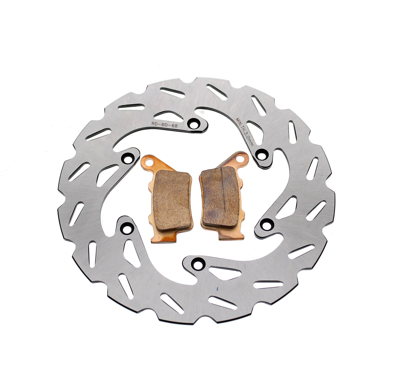 Brake Rotor & Brake Pads for KTM 250 SX 1994 - 2002 RipTide Rear Brake Disc