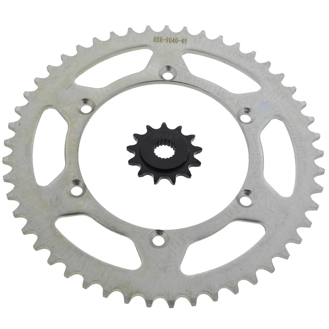 Sprocket set for Kawasaki KX250 F 250 2006 - 2014 13 Tooth Front & 49 Tooth Rear