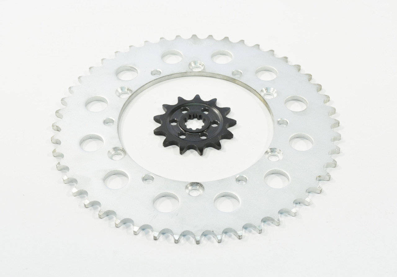 Sprocket set for Kawasaki KX250 F 250 2004 2005 13 Tooth Front & 48 Tooth Rear