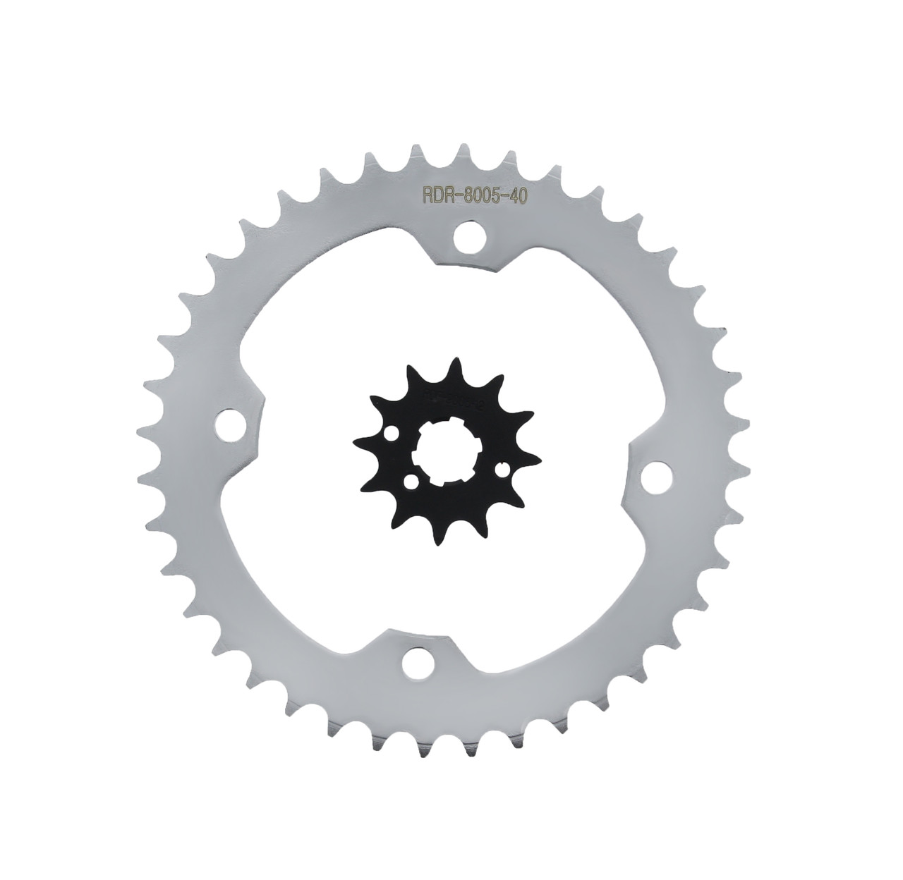 Sprockets for Yamaha Warrior 350 YFM350 1987 1988 Front 12T & Rear 40T Silver