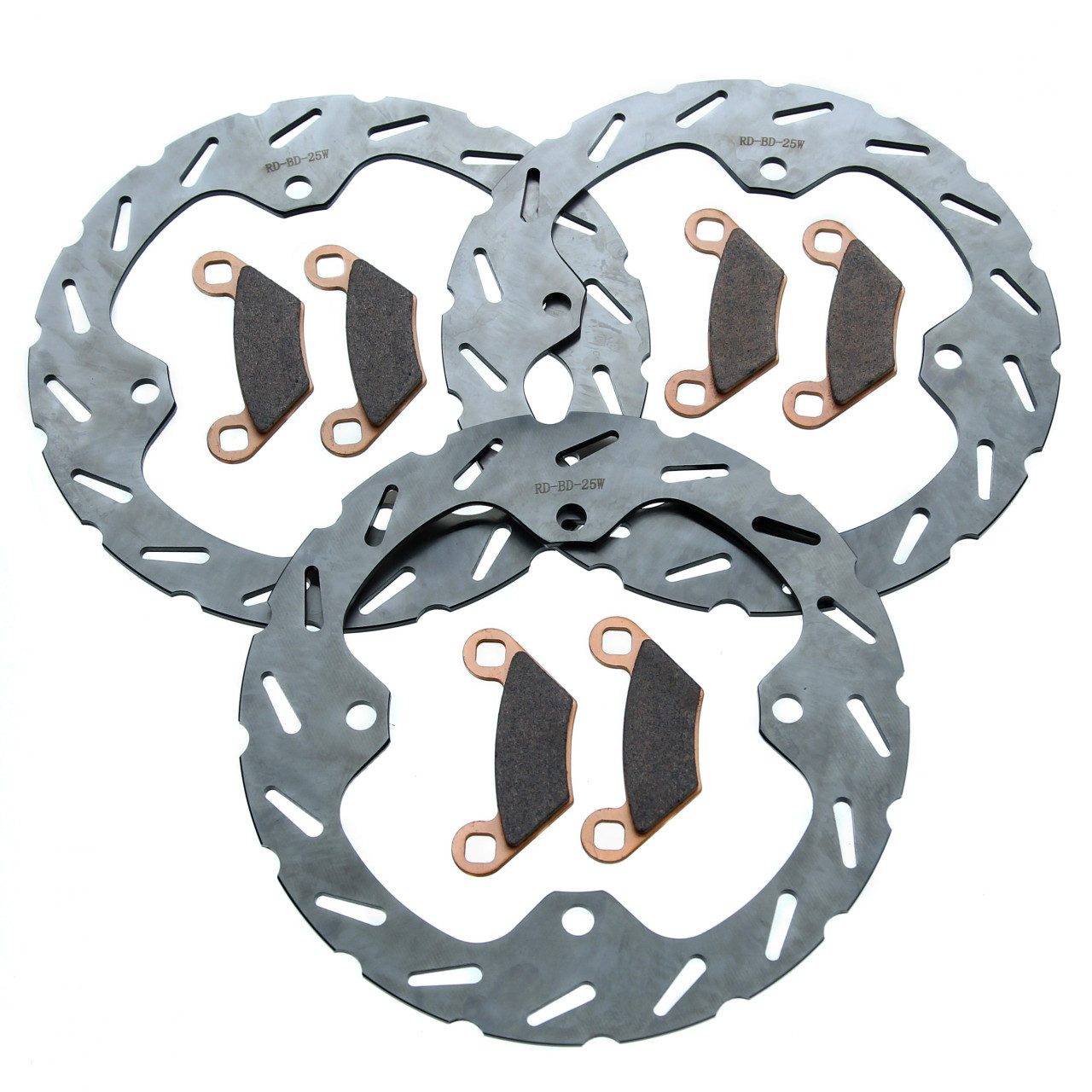 2017 Polaris Sportsman SP 850 Front and Rear RipTide Brake Rotors and Brake Pads