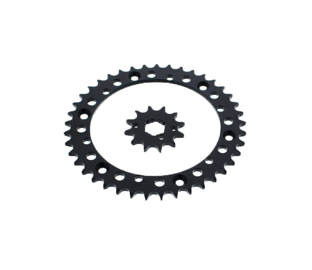 89-2006 Yamaha YFZ350 350 Banshee 12 Tooth Front & 40 Tooth Rear Black Sprocket