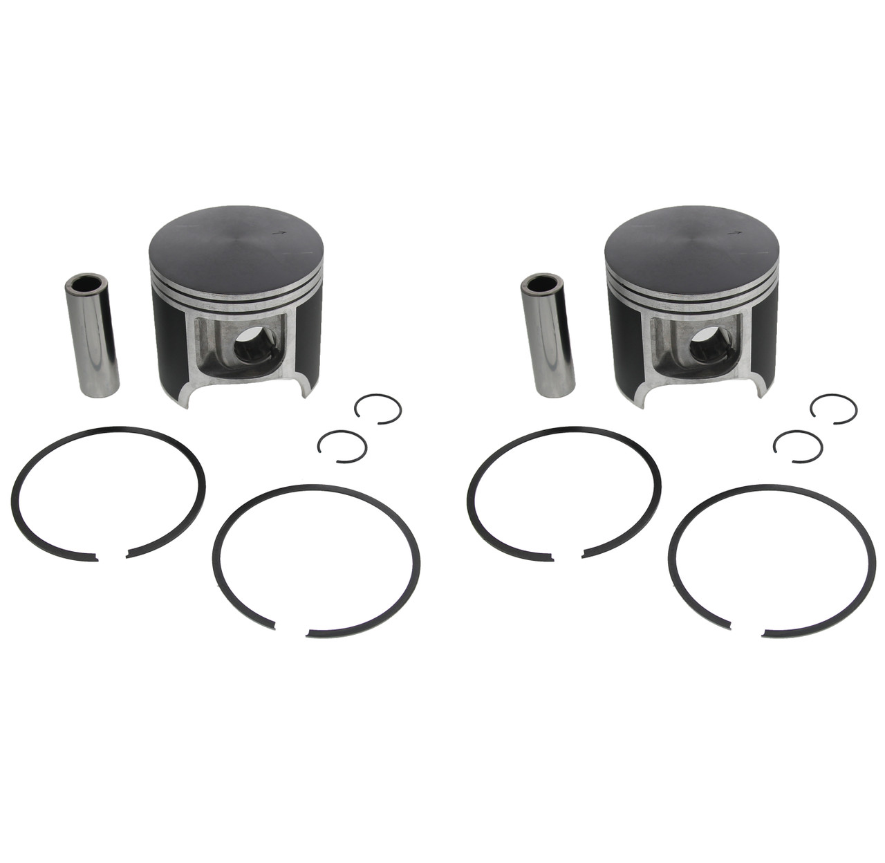Piston Kit for Polaris SwitchBack 700 2004 Teflon Coated x2 by Race-Driven