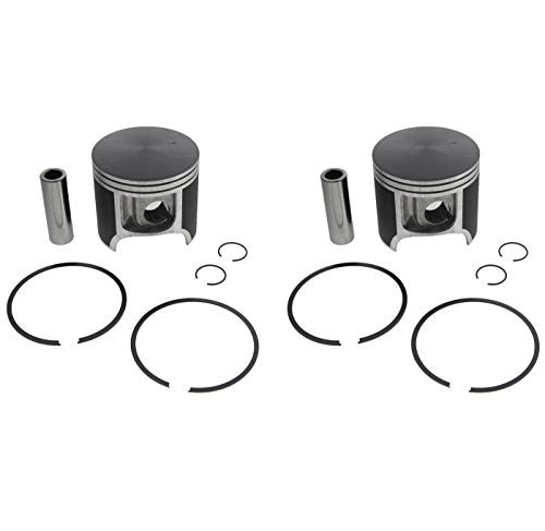 Piston Kit Polaris XC 700 Deluxe 2000 Teflon Coated x2 Snowmobile by Race-Driven