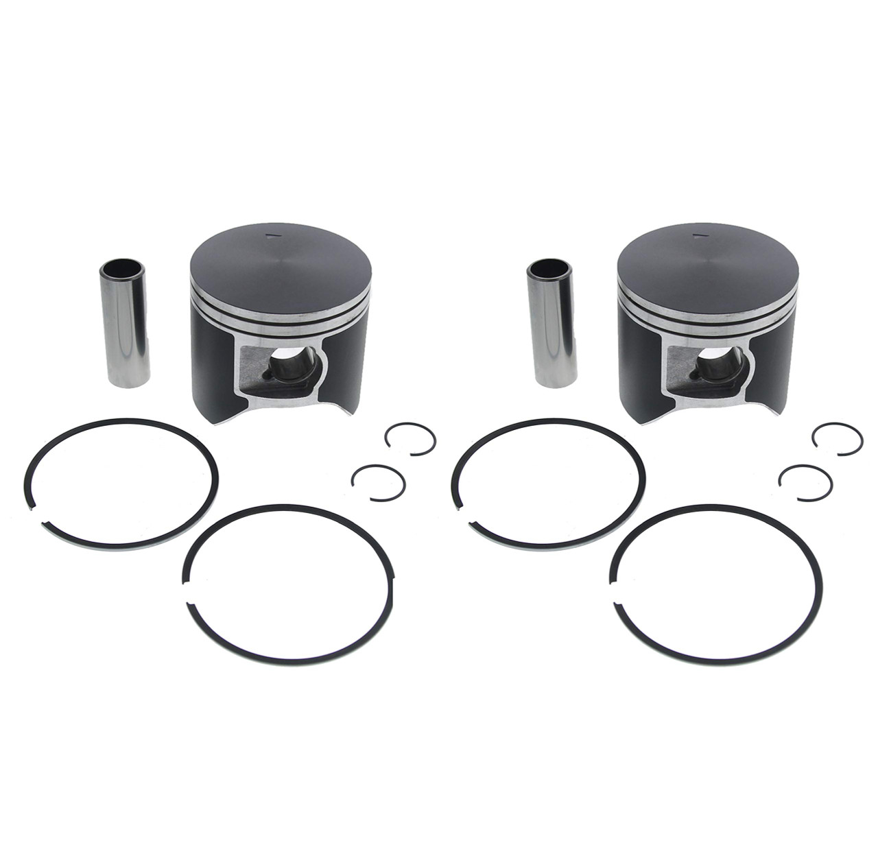 Piston Kit for Polaris SwitchBack 800 2009 2010 Teflon Coated x2 by Race-Driven