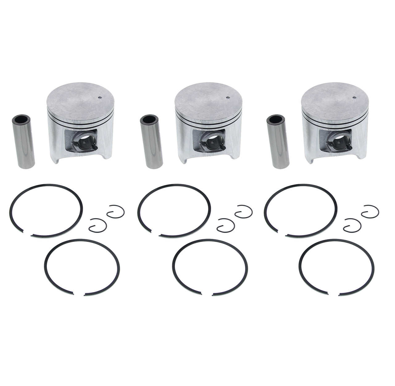 Piston Kit Arctic Cat Powder Extreme 600 1997 1998 Snowmobile by Race-Driven x3