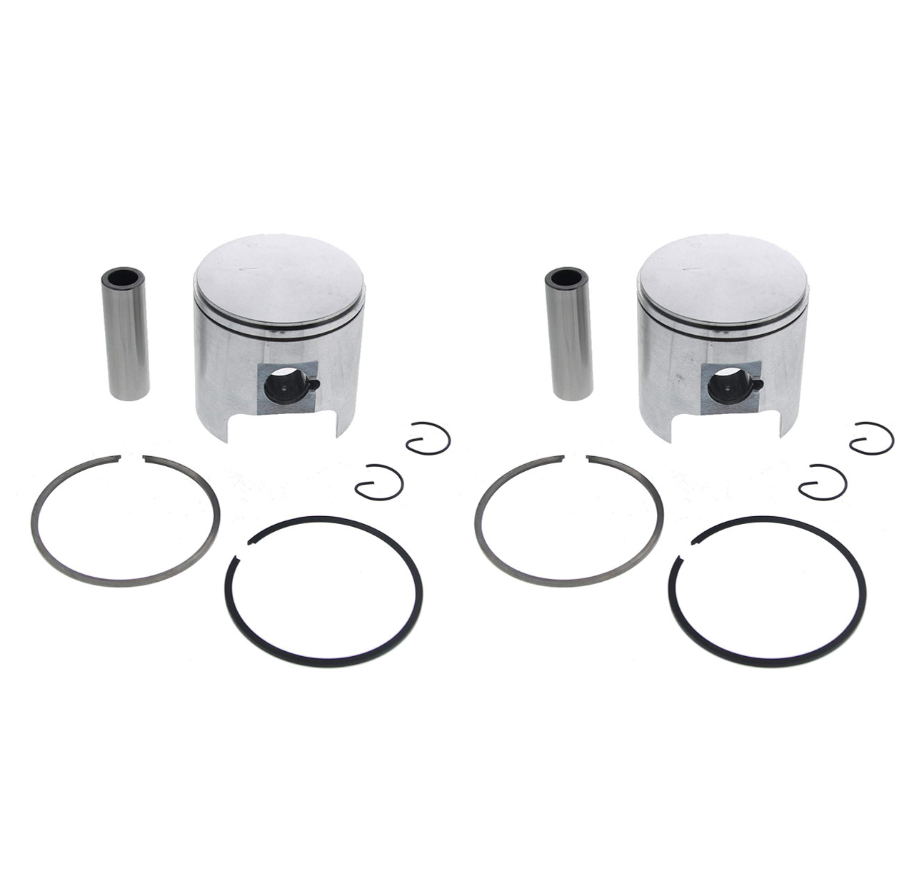 1978 1979 Moto-ski Futura 444 LC Piston Kit x2 Snowmobile by Race-Driven