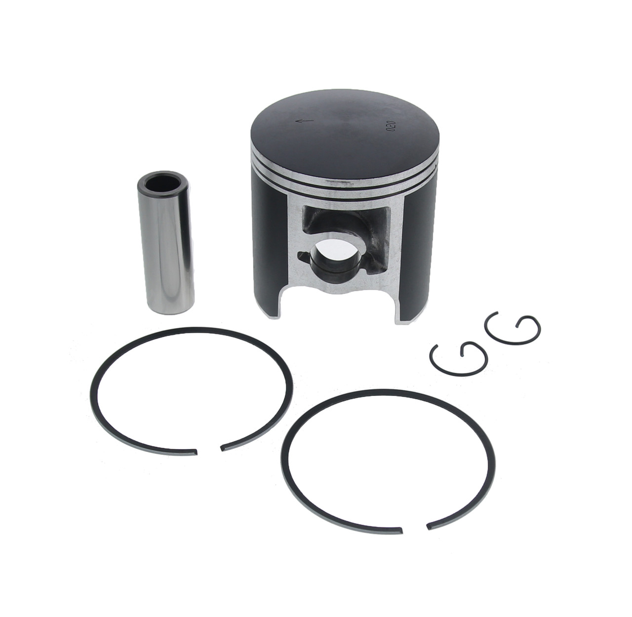1991 1992 Yamaha Exciter II 570 EX570 Piston Kit x2 +0.20" O/S Teflon Coated