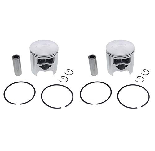 1995 1996 1998 Yamaha VK540 II Piston Kit x2 +0.20" O/S Natural Coating
