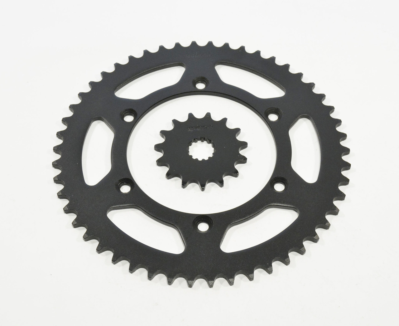 2010-2017 Yamaha YZ450 F 450 15 Tooth Front and 50 Tooth Rear Black Sprocket