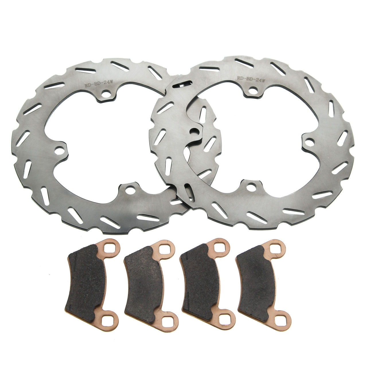 2014 Polaris Ranger 570 EFI Rear RipTide Brake Rotors and MudRat Brake Pads