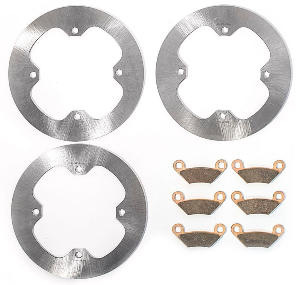 2011 Polaris Sportsman 850 Front & Rear MudRat Brake Rotors & Pads