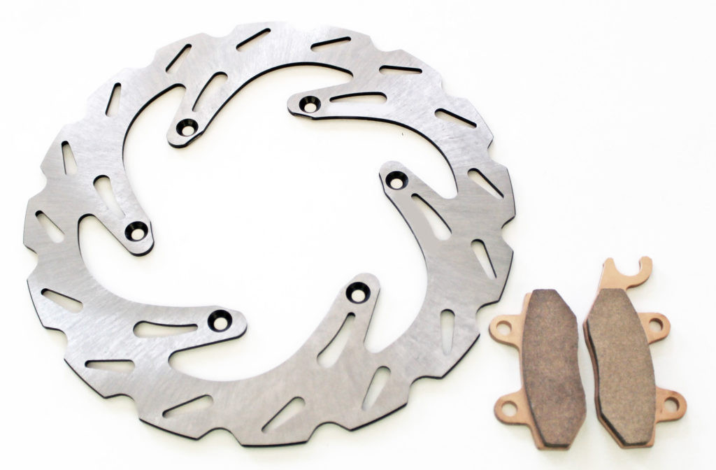 Brake Rotor and Pads for Suzuki RM250 2008 Front RipTide Brakes by Race-Driven