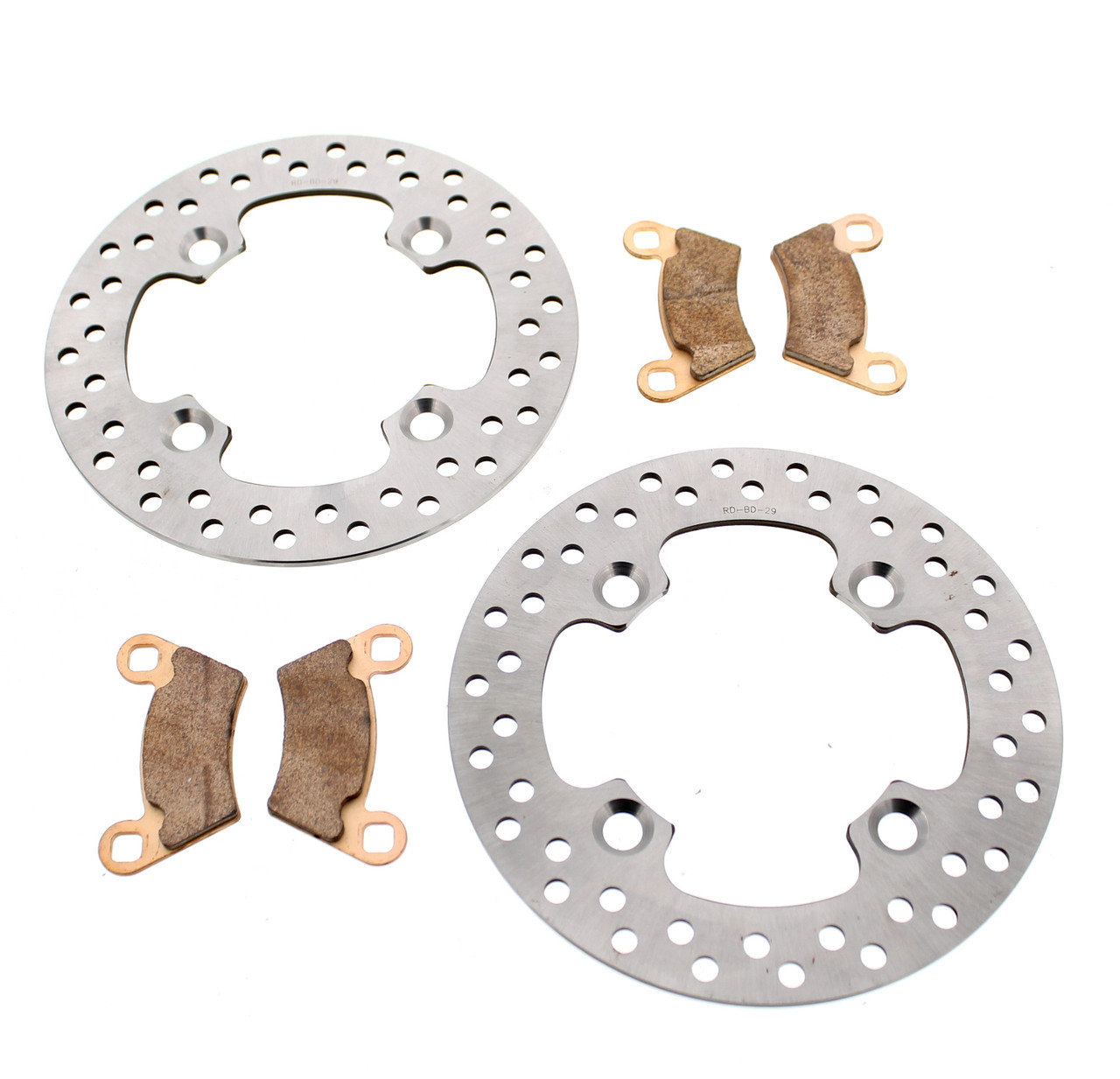 2017 - 2018 Polaris Ace 570 SP Front Brake Rotors Disc and MudRat Brake Pads
