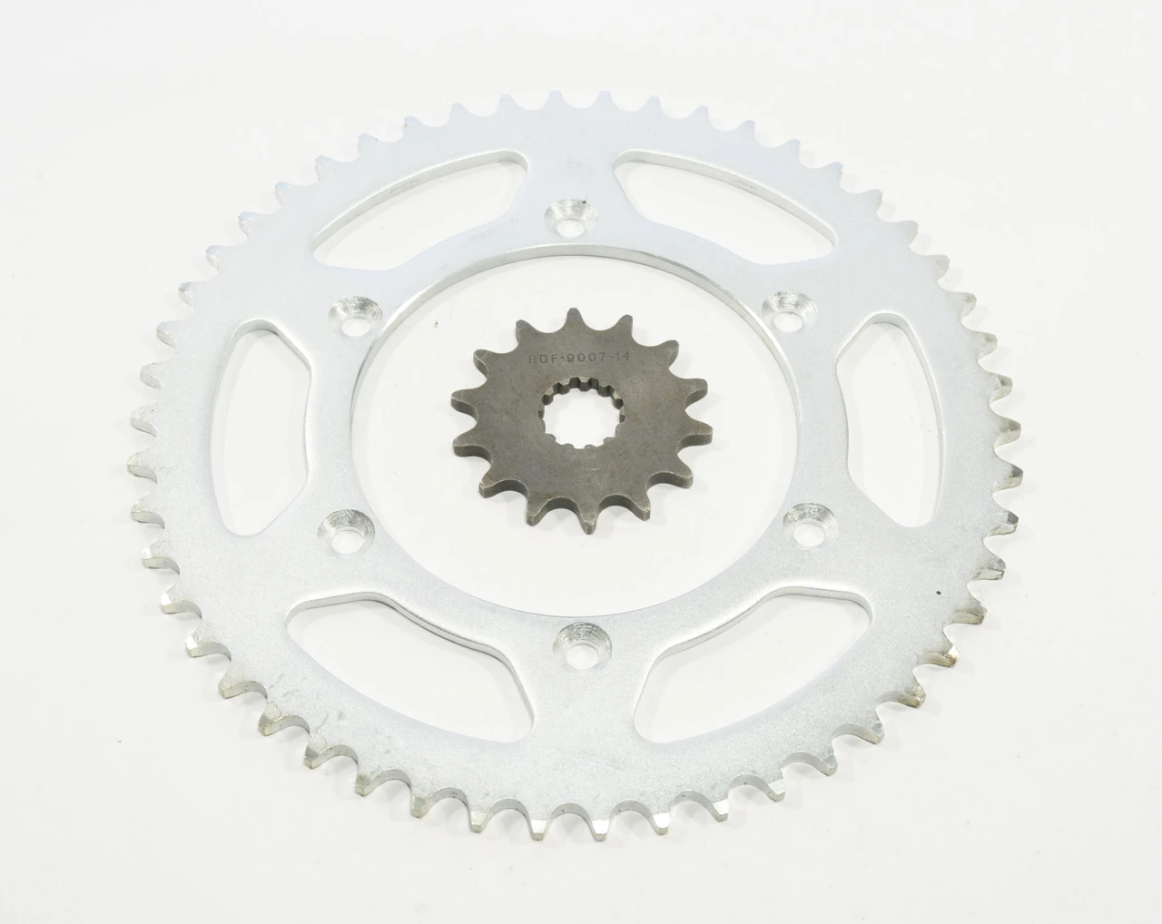 2003-2014 Yamaha WR450 F WR 450 F 14 Tooth Front & 50 Tooth Rear Silver Sprocket