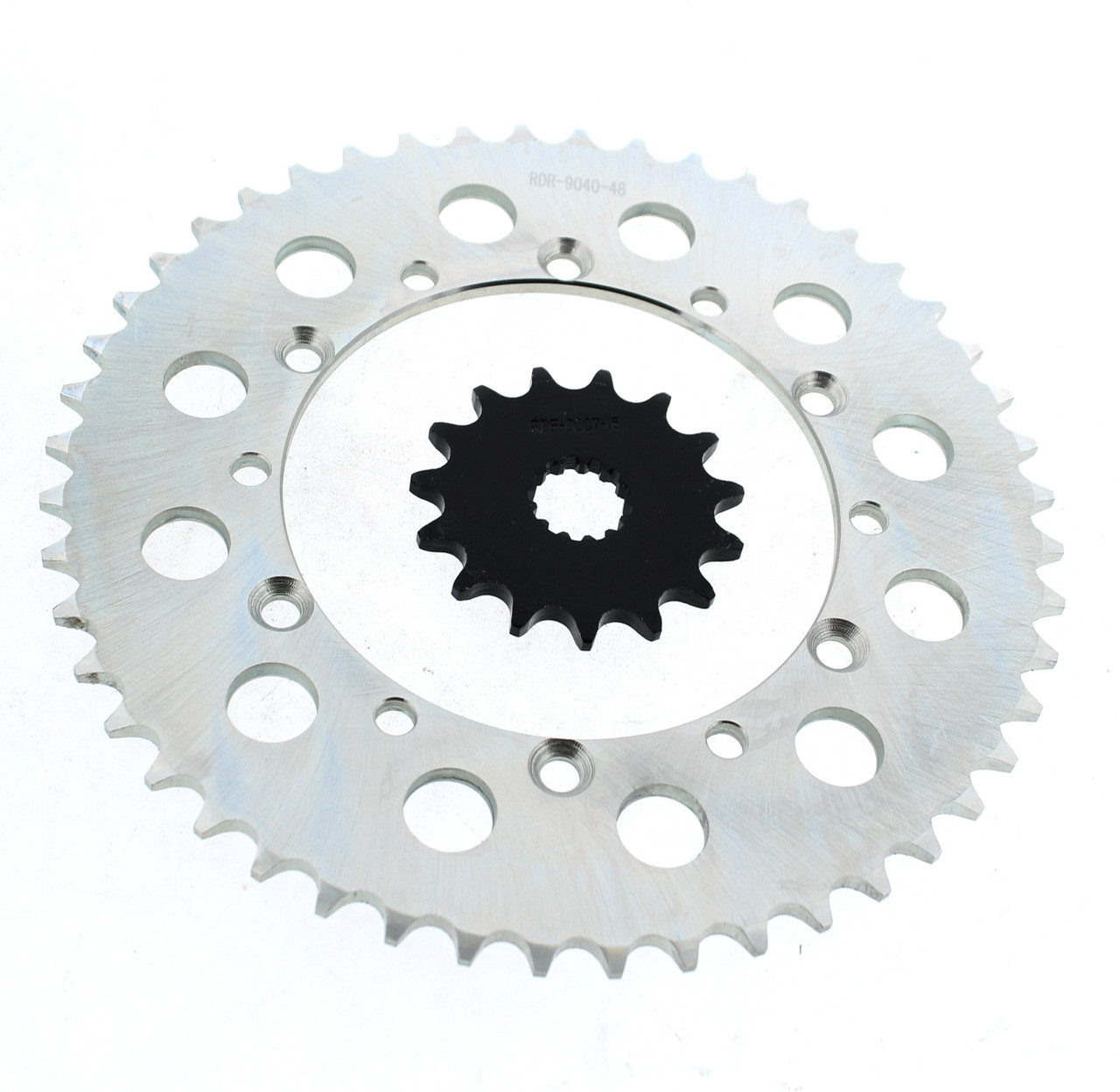1999-2008 Kawasaki KX250 250 15 Tooth Front and 48 Tooth Rear Silver Sprocket