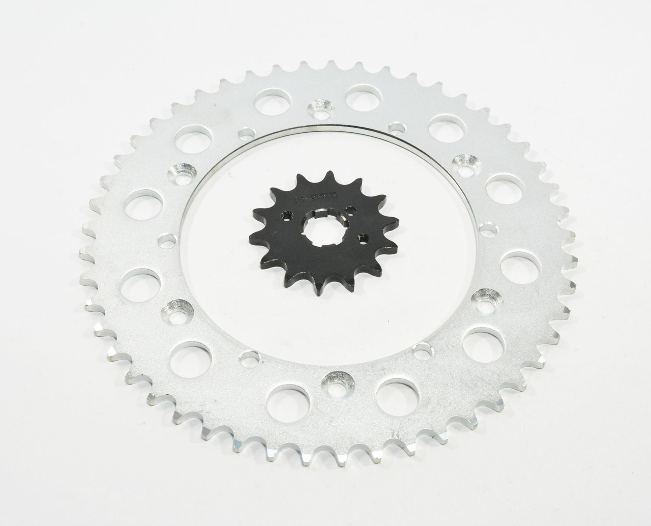 1991 - 1996 Yamaha WR250 14 Tooth Front & 49 Tooth Rear Sprocket Hardened Steel