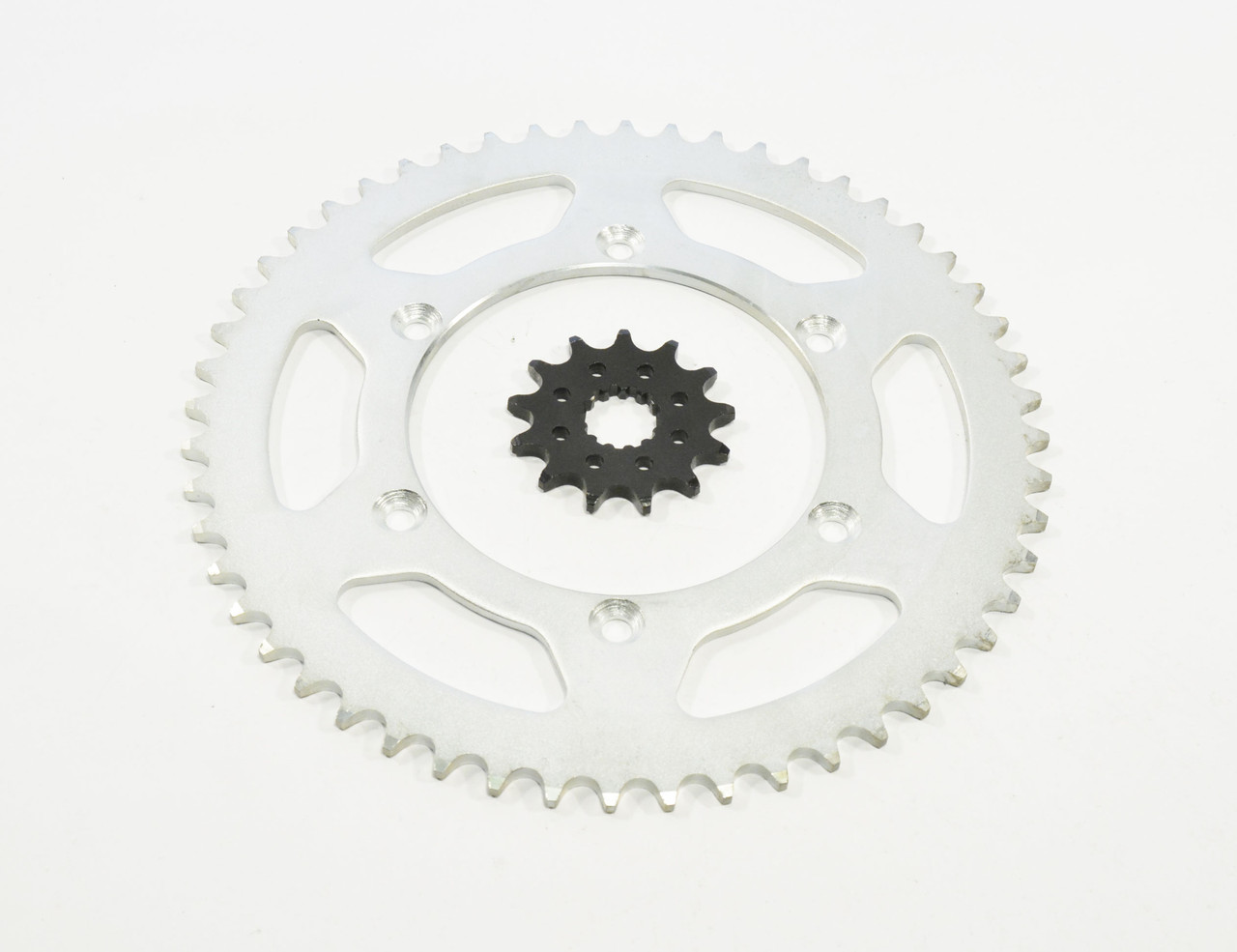 2001-2002 Yamaha WR426 F WR 426F 13 Tooth Front & 52 Tooth Rear Silver Sprocket