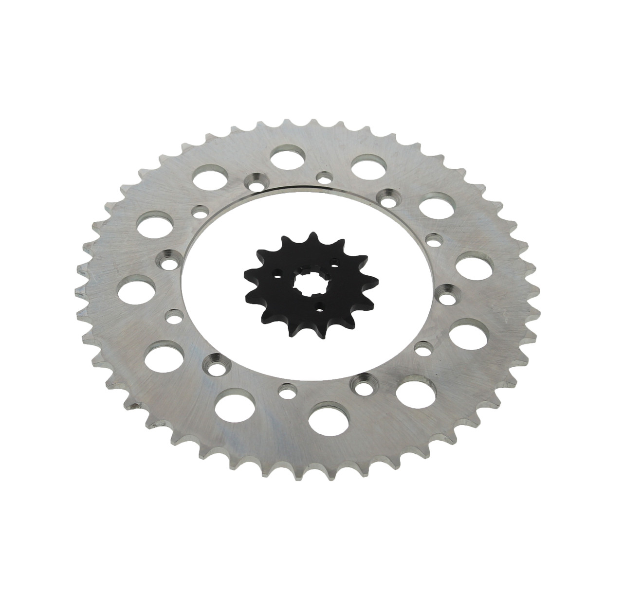 Sprockets for Kawasaki KX125 125 1994-2008 13 Tooth Front & 48 Tooth Rear Silver
