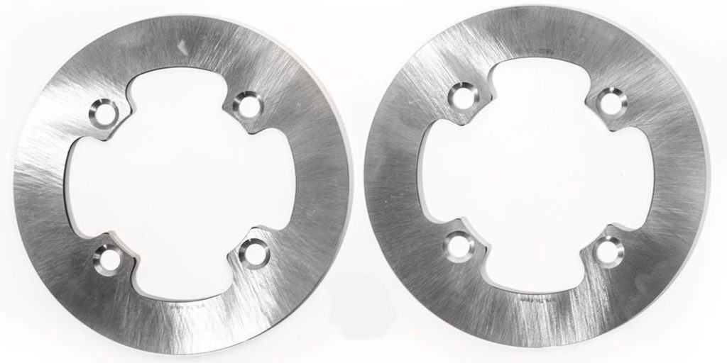 2016 Polaris General 1000 Deluxe EPS Rear MudRat Brake Rotors & Brake Pads