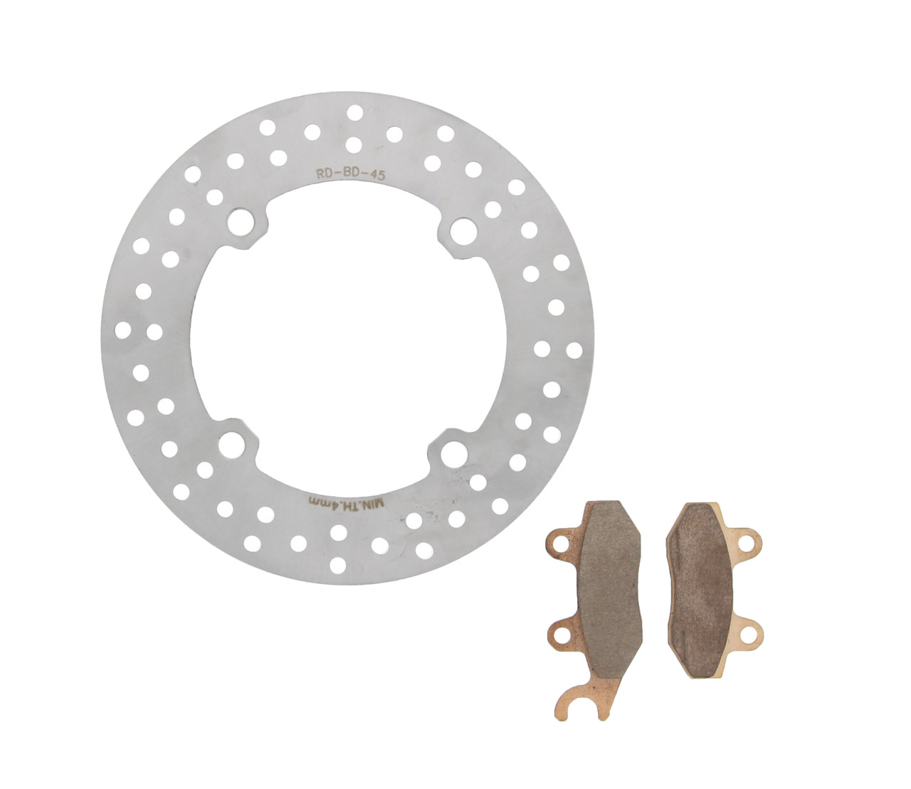 2011 Can-Am Commander XTI 800 Rear Brake Rotor Disc and Severe Duty Brake Pads