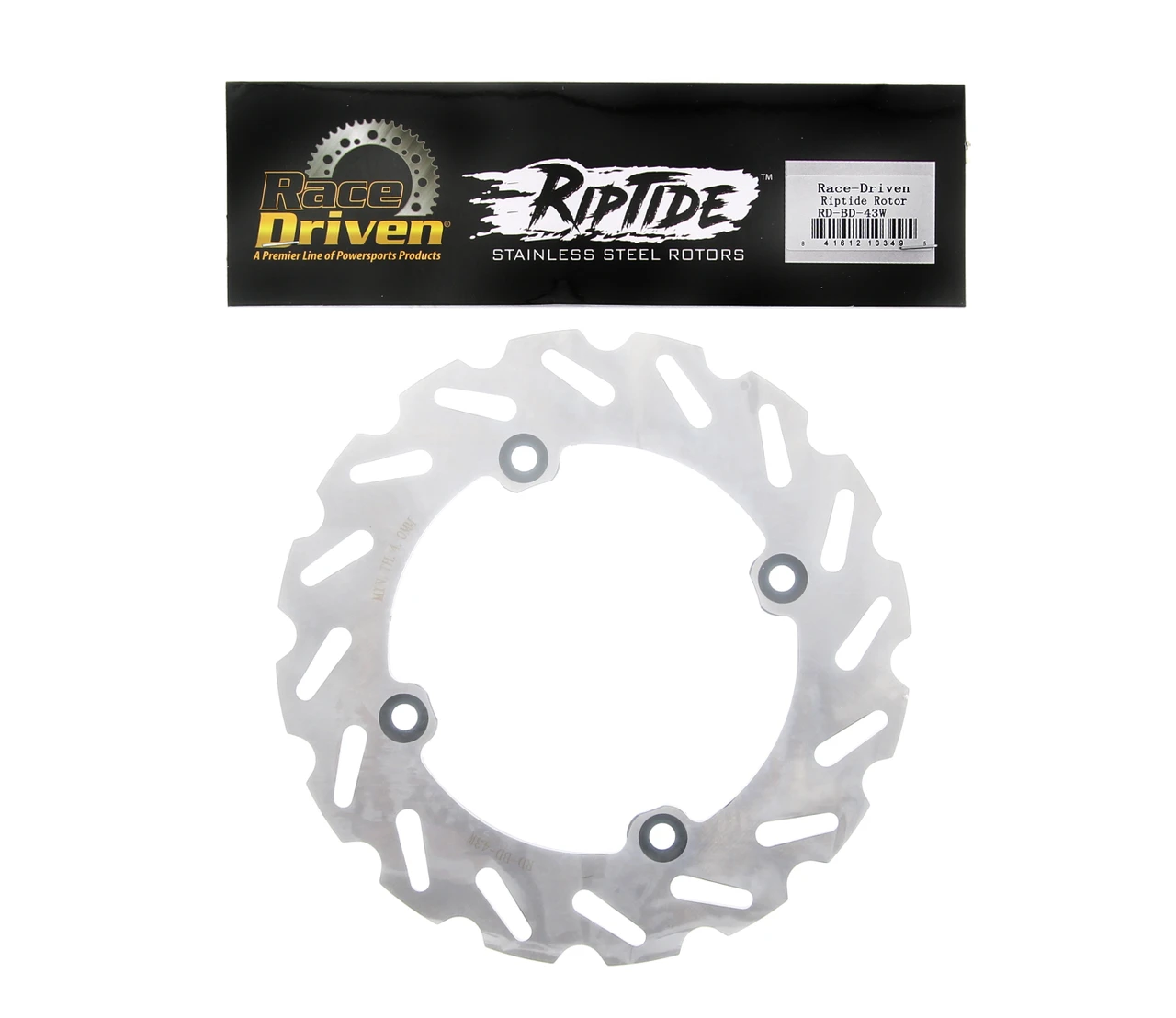 2013-15 Can-Am Outlander Max DPS 800R Rear RipTide Rotor & MudRat Brake Pads