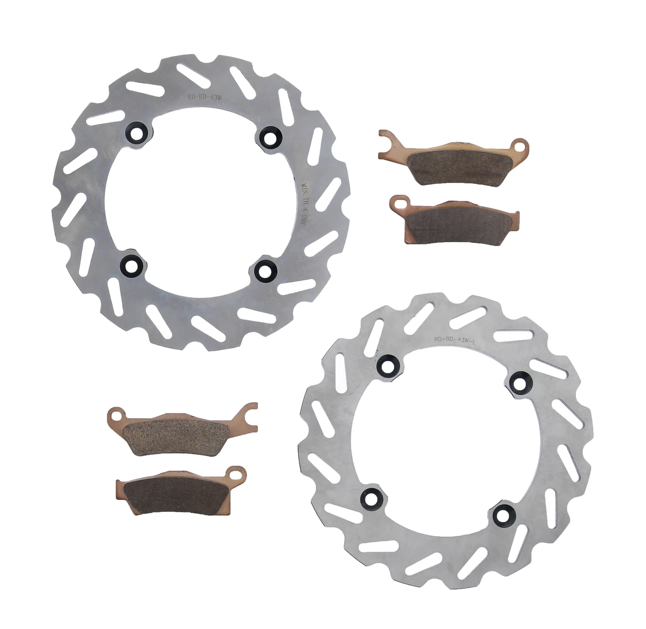 2012-2015 Can-Am Renegade XXC 800R Rear RipTide Brake Rotors & MudRat Pads