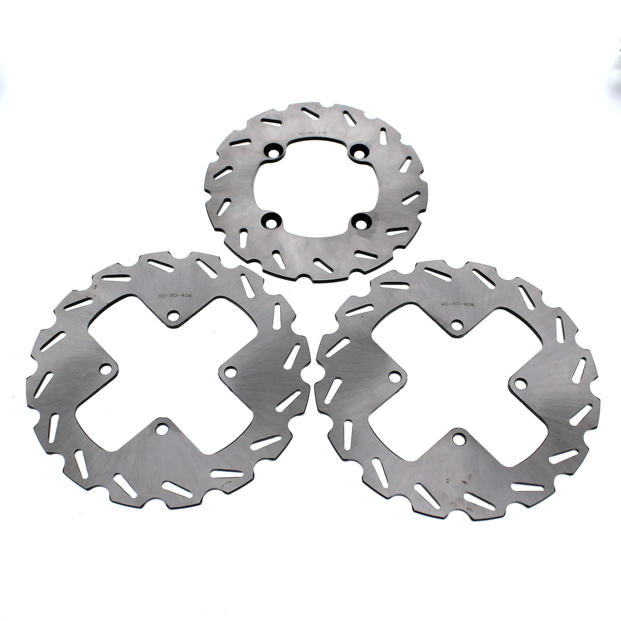 2011 2012 Can-Am Outlander Max XT 650 Front & Rear RipTide Brake Rotors Discs X3