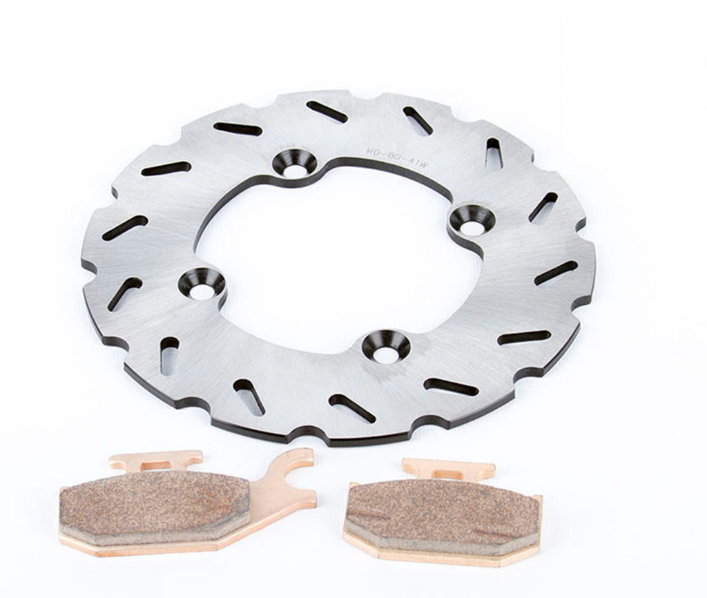 2007 2008 Can-Am Outlander Max 800 Rear RipTide Brake Rotor and Severe Duty Pads